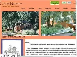 Sites similar to oregoncritternanny.com
