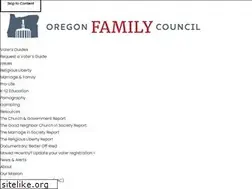Sites similar to oregonfamilycouncil.org