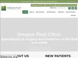 Sites similar to oregonfootclinic.com