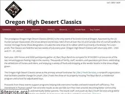 Sites similar to oregonhighdesertclassics.org