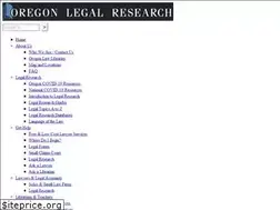 Sites similar to oregonlegalresearch.com
