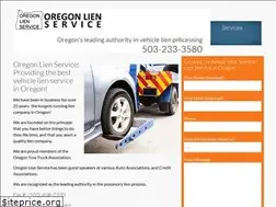 Sites similar to oregonlienservice.com