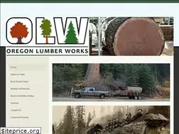 Sites similar to oregonlumberworks.com