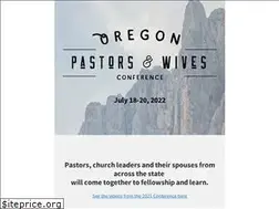 Sites similar to oregonpastorsconference.com