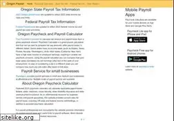 Sites similar to oregonpayroll.com