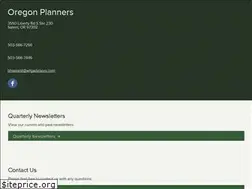 Sites similar to oregonplanners.com