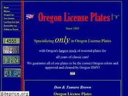 Sites similar to oregonplates.com