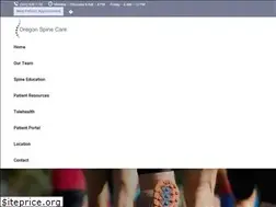 Sites similar to oregonspinecare.org