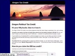 Sites similar to oregontaxcredit.com