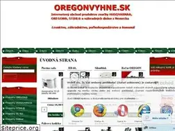 Sites similar to oregonvyhne.sk