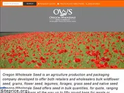 Sites similar to oregonwholesaleseed.com