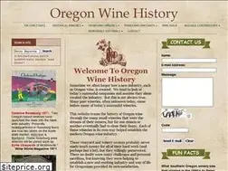 Sites similar to oregonwinehistory.com