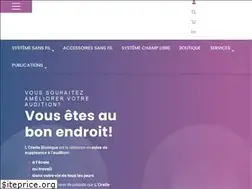 Sites similar to oreillebionique.com