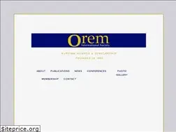 Sites similar to oreminternationalsociety.org