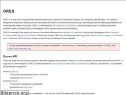 Sites similar to ores.wmflabs.org