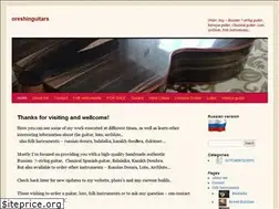 Sites similar to oreshin-guitars.com
