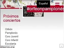 Sites similar to orfeonpamplones.com