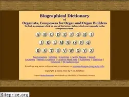 Sites similar to organ-biography.info