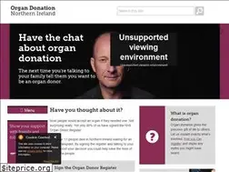 Sites similar to organdonationni.info