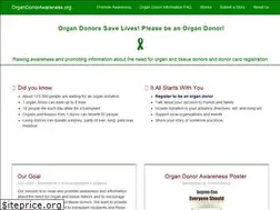 Sites similar to organdonorawareness.org