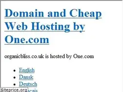 Sites similar to organicbliss.co.uk
