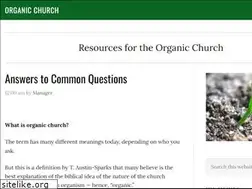 Sites similar to organicchurch.com