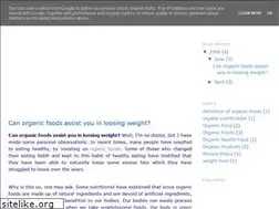 Sites similar to organicfoodstips.blogspot.com