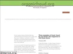 Sites similar to organicfraud.org
