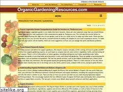 Sites similar to organicgardeningresources.com
