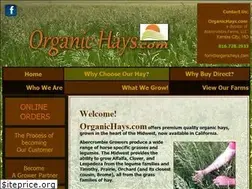 Sites similar to organichays.com