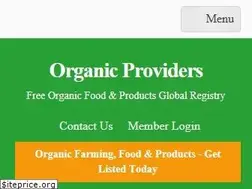 Sites similar to organicproviders.com