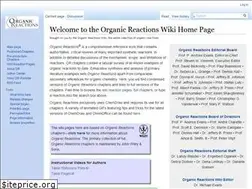 Sites similar to organicreactions.org