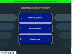 Sites similar to organicskinlightening.com