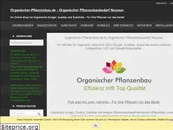 Sites similar to organischer-pflanzenbau.de