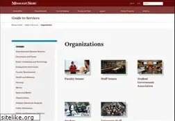 Sites similar to organizations.missouristate.edu