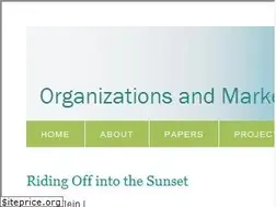 Sites similar to organizationsandmarkets.com