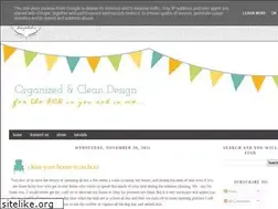 Sites similar to organizedcleandesign.blogspot.com