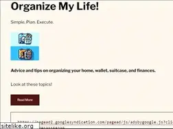 Sites similar to organizemylife.net