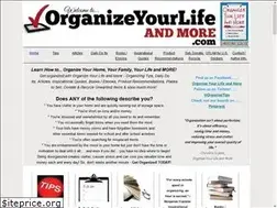 Sites similar to organizeyourlifeandmore.com
