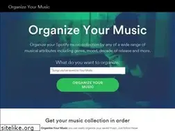 Sites similar to organizeyourmusic.playlistmachinery.com