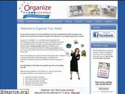 Sites similar to organizeyourworld.net