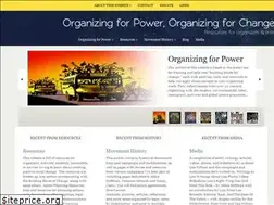 Sites similar to organizingforpower.org