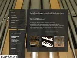 Sites similar to orgelbau-brode.de
