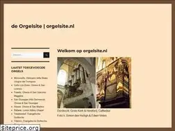 Sites similar to orgelsite.nl