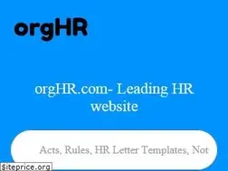 Sites similar to orghr.com