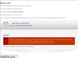 Sites similar to orianawealth.com