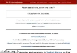 Sites similar to orientacoesmedicas.com.br