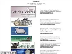 Sites similar to oriental-cats.no