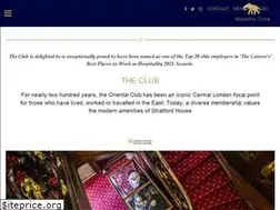Sites similar to orientalclub.org.uk