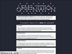 Sites similar to orientation.io